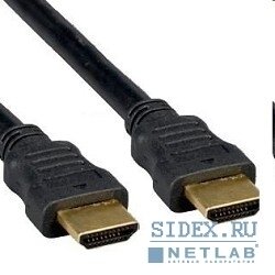 Кабель HDMI-HDMI 30m,v1.3, 19М/19М, черный,позол.разъемы,экран,пакет